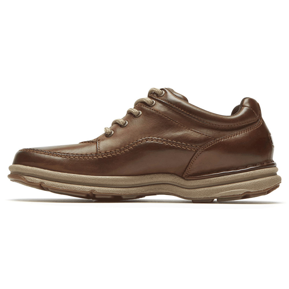 Rockport Sneakers For Mens Brown - World Tour Classic Shoe - ZN6379804